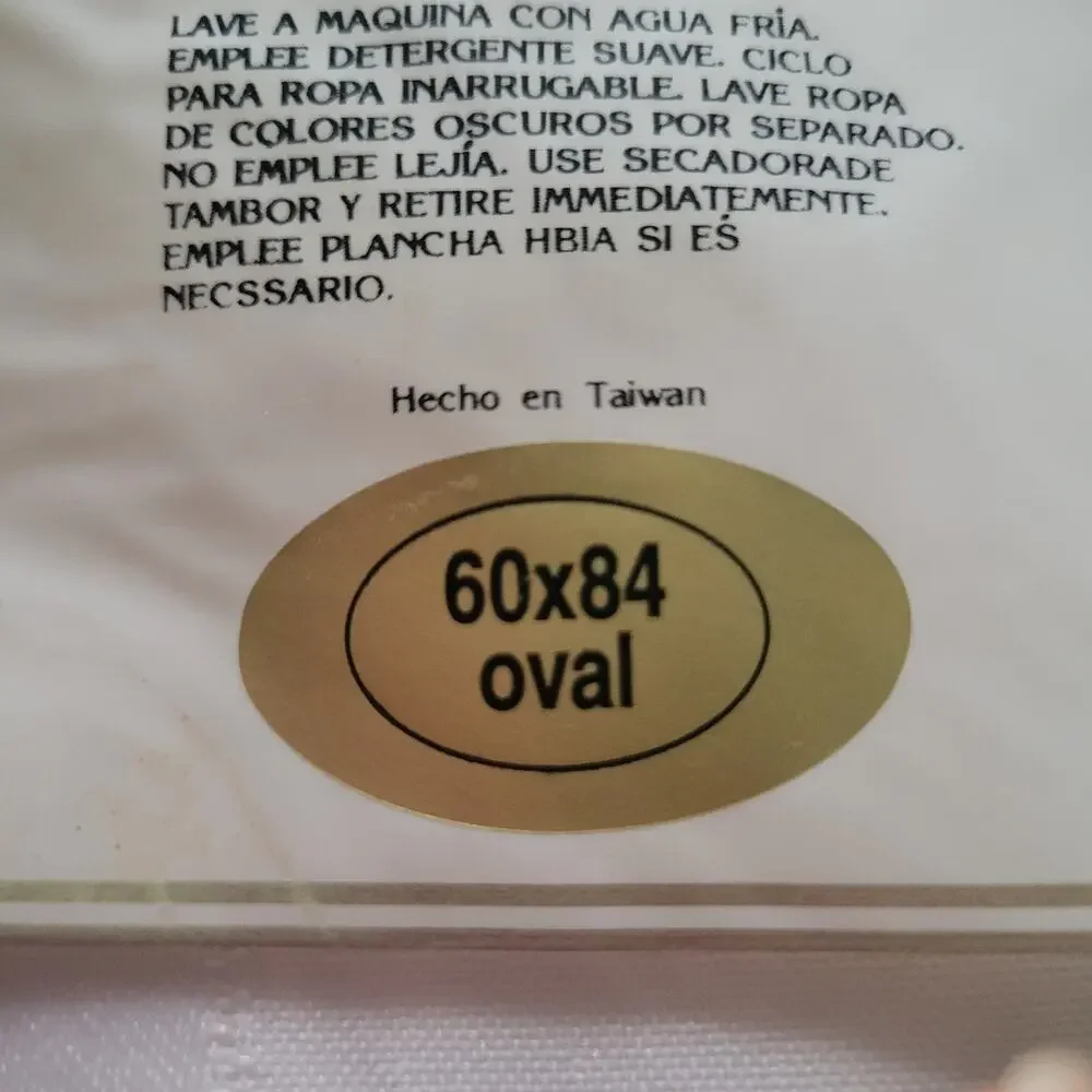 Vtg Tablecloth 60x84